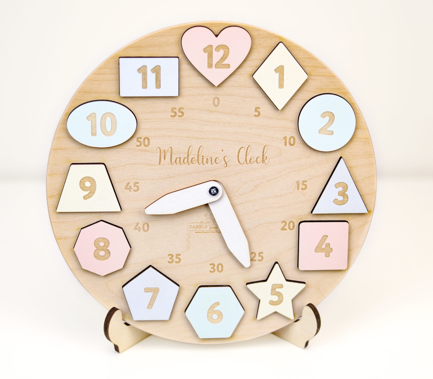 Wooden Name Clocks